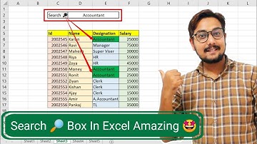 Search Box in Excel Amazing trick || Conditional formatting || Excel tips & tricks || Excel tutoring