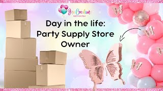 Day in the life of a Party Supply Store Owner | Making and packing orders