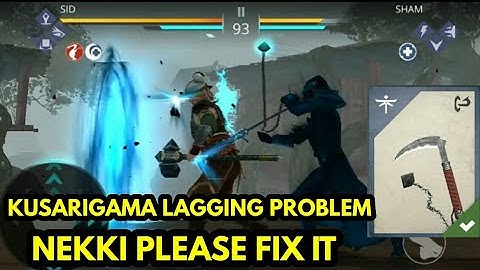 Shadow fight 3 kusarigama lagging problem| Nekki plz fix it