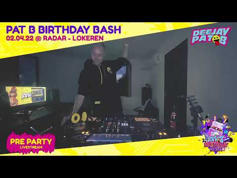 Pat b birthday bash pre party livestream