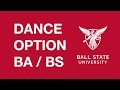 Dance option babs  ball state theatre  dance