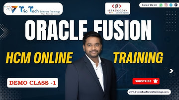 Oracle Fusion HCM | Oracle Fusion Cloud HCM Online Training | Oracle Fusion HCM  Training Demo-1