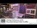 Using colossus with russian teleprinter traffic  virtual talk