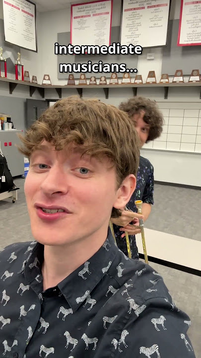 I impressed the greatest musician ever with trombone...