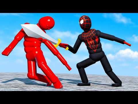 سبايدر مان SPIDER-MAN CRAZY ACTIVE RAGDOLLS PHYSICS GAME! SPIDERMAN Homem-Aranha 6