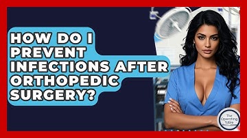 How Do I Prevent Infections After Orthopedic Surgery? - The Operating Table