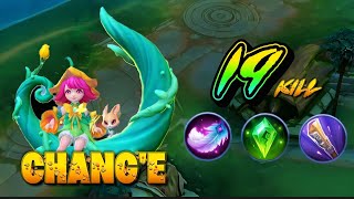 Build Chang'e Attack Speed 19 Kill Damage Nya Sakit Banget