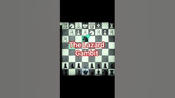 Insane chess opening! Lazard Gambit chess trap–chess tricks to win game !#shorts #chess