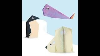 Origami Bastelset - Polartiere (DJECO) | Origami