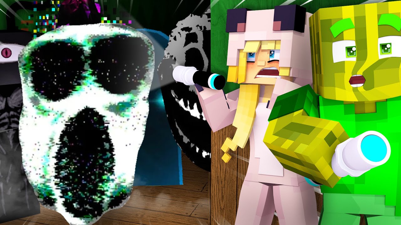 24 STUNDEN bei DOORS.EXE ÜBERNACHTEN?! - Minecraft MONSTER VILLA