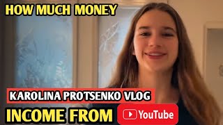 HOW MUCH MONEY DOES KAROLINA PROTSENKO VLOG CHANNEL EARN FROM YOUTUBE Net Worth