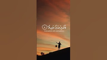 (فَاصْبِرْ صَبْرًا جَمِيلًا ) القارئ إسلام صبحي سورة المعارج راحة نفسية ❤️