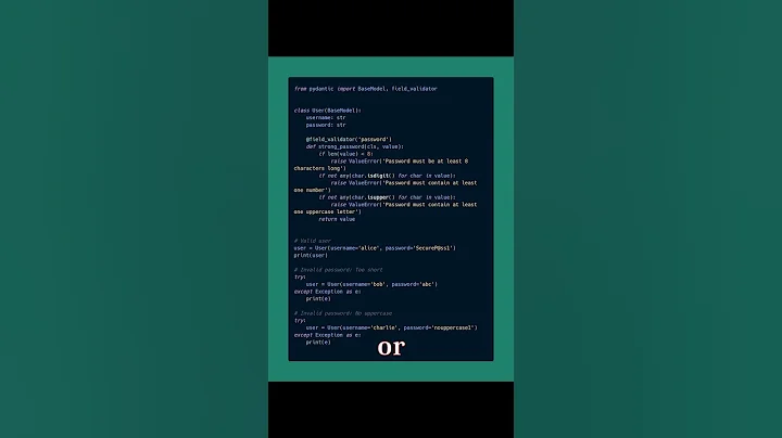 Pydantic Trick: Dynamic Field Validation with Custom Validators