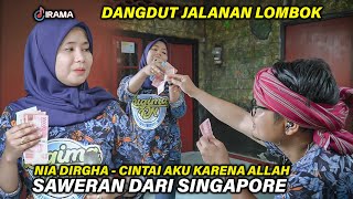 KEKASIH NASROEL REKUES CINTAI AKU KARNA ALLAH CAKA BERSAMA NIA DIRGHA DANGDUT JALANAN IRAMA DOPANG