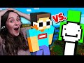 Reacting to Dream's First Manhunt 😲 | Beating Minecraft but my Friend Tries to Stop Me Reaction