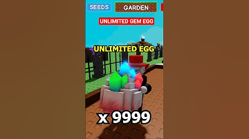 UNLIMITED GEM EGG METHOD IN GROW A GARDEN #roblox #shorts #overgrid