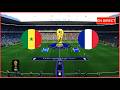 Match Sénégal vs France en direct aujourd'hui Coupe du monde Match Simulation football Gameplay pc
