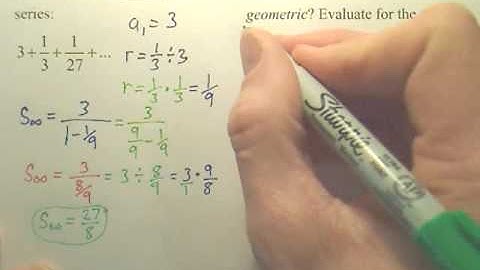 Algebra 2 - 11-5 Geometric Series page 2