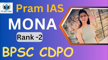 CDPO Result Rank-2 Mona || PRAM IAS