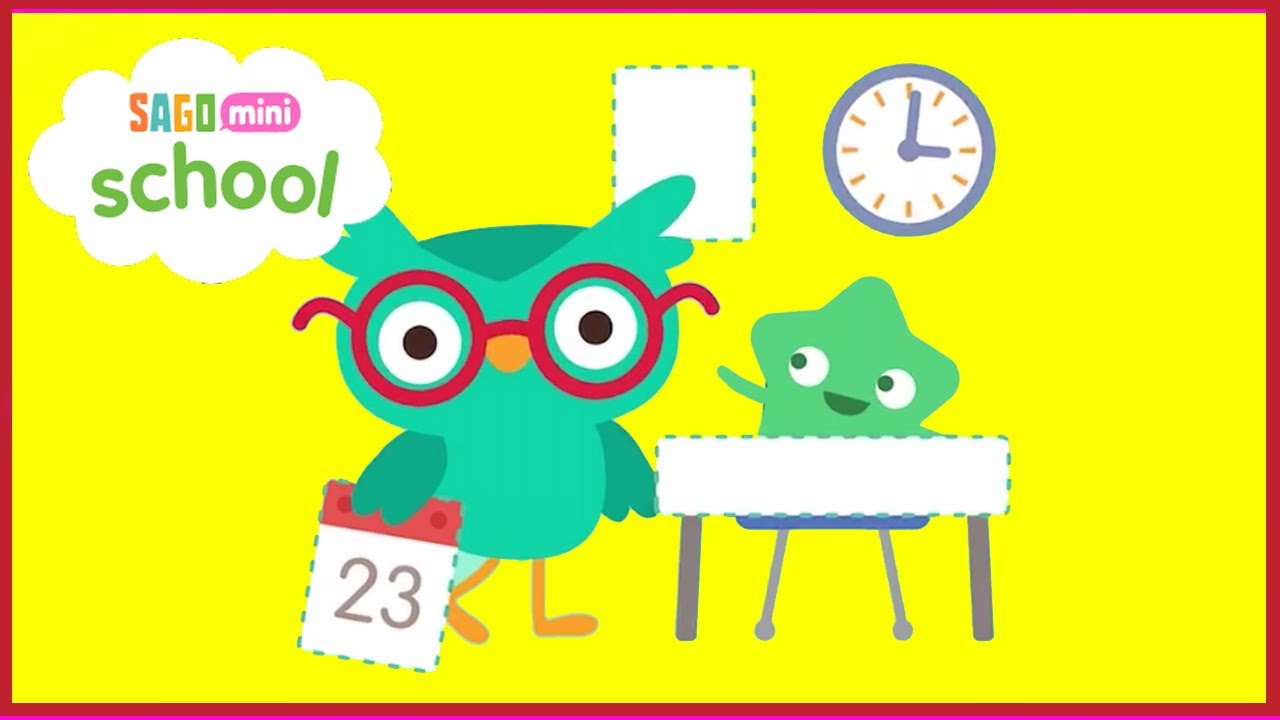 Sago Mini School (Kids 25) ⭐Play and Learning About CLASSROOMS