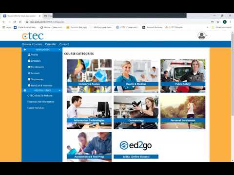 How to select Pathway of Interest in the C-TEC Student Portal