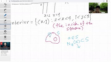 Real Analysis II Lecture22:08.03.2021(Interior, boundary, open and closed sets in R^2)