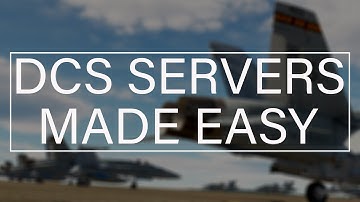 DCS Multiplayer Servers Made EASY! | Fox 3 Server Tutorial!