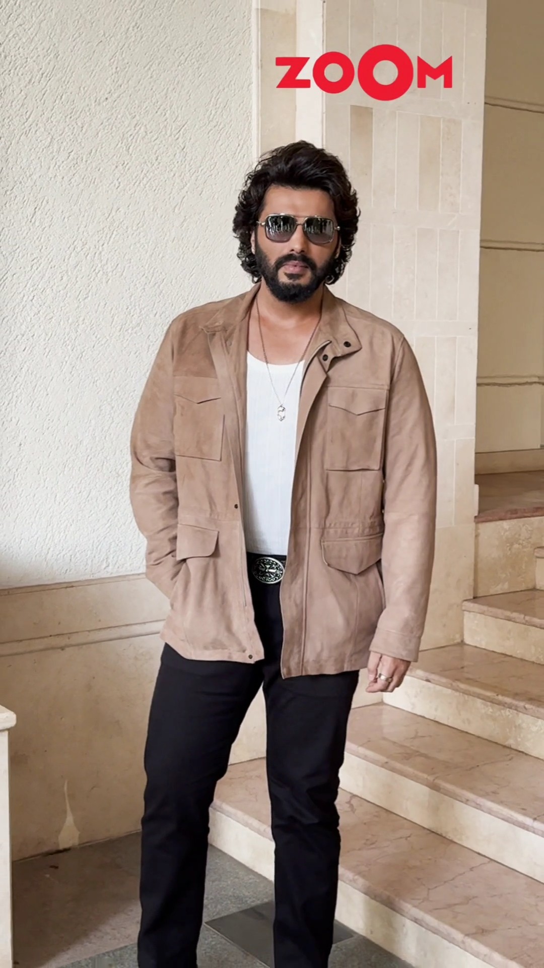 Arjun Kapoor steps out in STYLE for his film Mere Husband Ki Biwi's promotions! ? #arjun #shorts