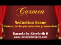 CARMEN KARAOKE 07 - Carmen, sur tes pas nous nous pressons tous (Seduction scene) | Aberforth D