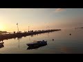 Trieste  passeggiata al tramonto