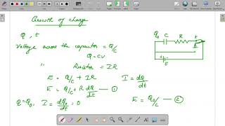 Growth of Charge in a CR Circuit