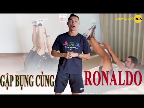 Ronaldo mở màn thử thách gập bụng trong thời gian Covid-19