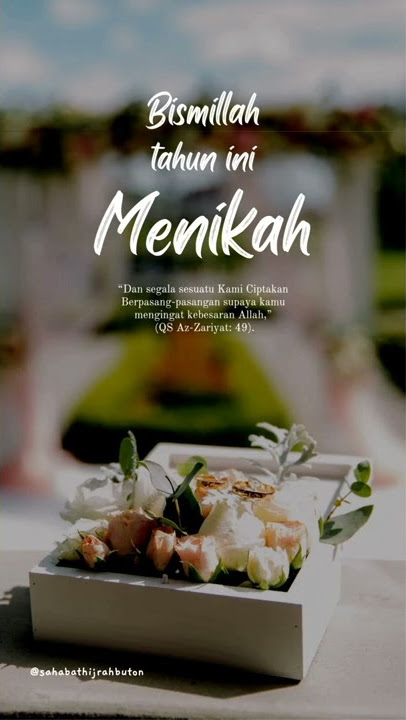 Story WA 30 detik || Quote - Menikah || Motivasi hidup