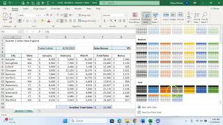 Excel - Module 4 - Quarter 1 Sales Wealth