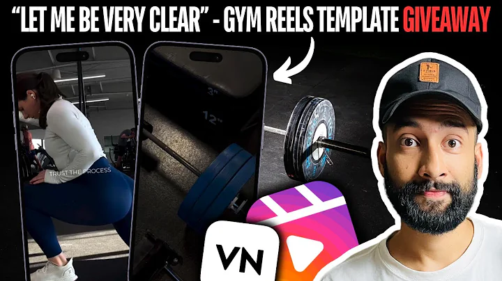 "GYM REELS" FREE VN TEMPLATE AND TUTORIAL