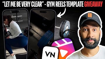 "GYM REELS" FREE VN TEMPLATE AND TUTORIAL