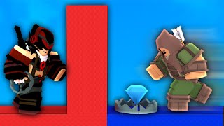 I trolled players with TRAPS in Roblox Bedwars..