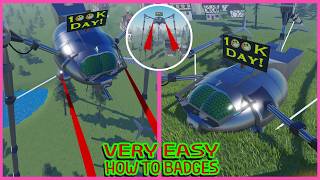 Roblox Update - How to get 100k Visits Event Badge in Jeff Wayne Tripod Morph Game