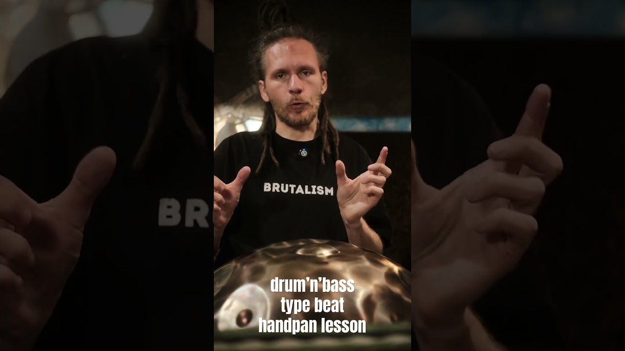 Drum’n’bass type beat on handpan. #ханг #handpan #хэндпан #percussion