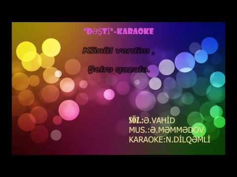 DESTI KARAOKE-SHEIRE QEZELE-ALIBABA MAMMADOV