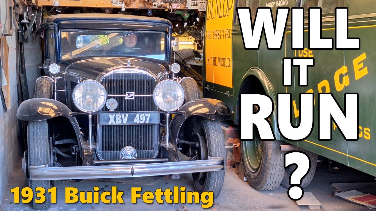 Заведется ли он? Пробуждаем наш Buick 1931 года с рядным восьмицилиндровым двигателем после зимне...