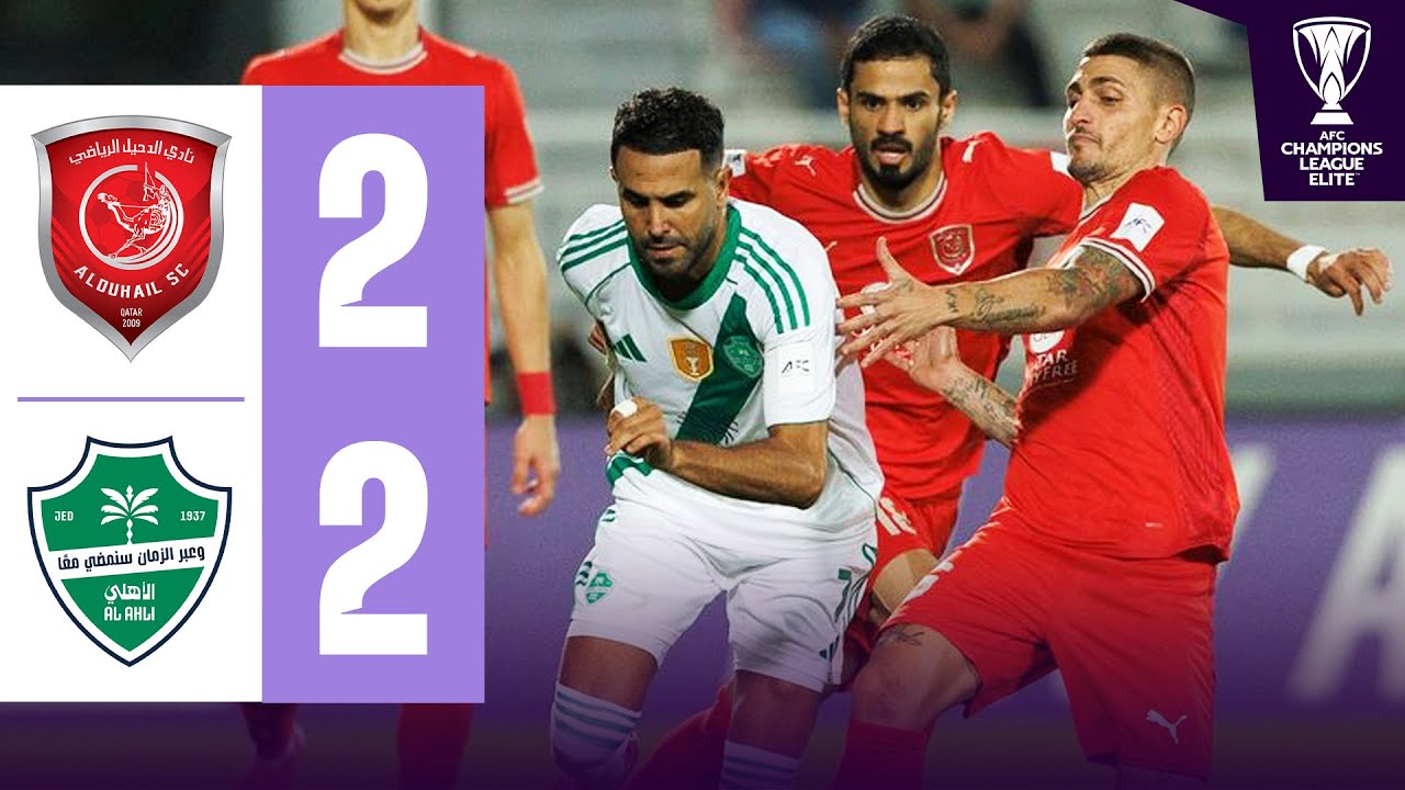 Mahrez turns it around, Piatek answers! | Al Duhail 🇶🇦 vs Al Ahli Saudi 🇸🇦 | Highlights ACL Elite™