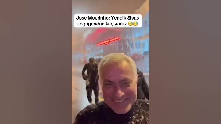 Jose Mourinho: Yendik Sivas sogugundan kaçiyoruz #fenerbahçe #andersontalisca #josemourinho