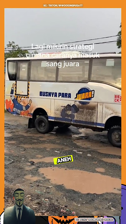 ANEH??? KENAPA BISA BEDA JARAK ANTARA SASIS DENGAN RODA BUS