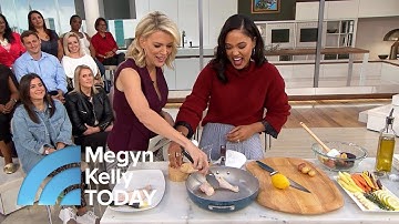 Ayesha Curry Shows Megyn Kelly How To Make A Roast Chicken Dinner In One Pan | Megyn Kelly TODAY