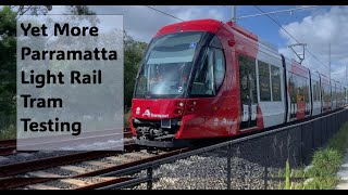 Yet More Parramatta Light Rail Tram Testing