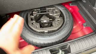Where is Spare Tire on Hyundai Kona 2025 Hyundai Kona Spare Tire