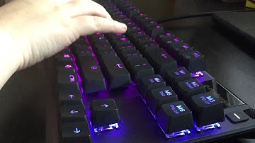 Cherry MX red switches steel series apex 7 tkl asmr (idk why I was bored)