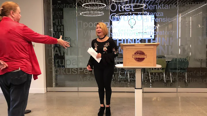 Rossy Sanchez introducing Connie Gaston