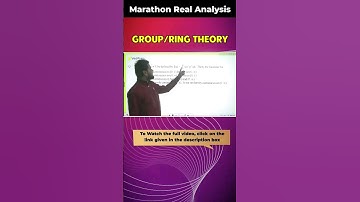 📚📐Marathon Real Analysis | Group/Ring Theory/ODE @VedPrepMathsAcademy #iitjammathematics #gatemaths